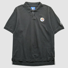 Fanatics Pittsburgh Steelers Starter 2000s Polo Black Vintage