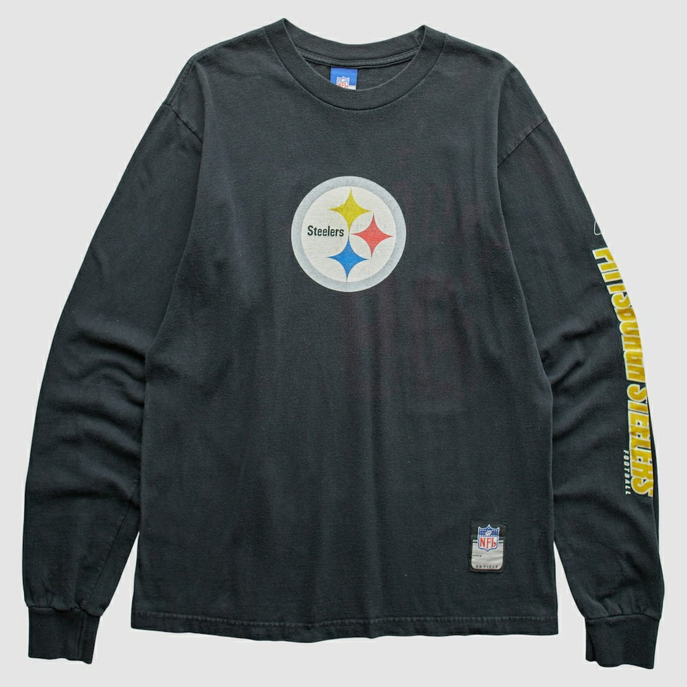 Fanatics Pittsburgh Steelers Reebok 2000s T-Shirt Black Vintage
