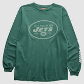 Fanatics New York Jets NFL 2000s Long Sleeve T-Shirt Green Vintage