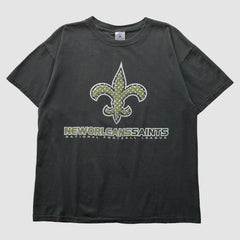 Fanatics New Orleans Saints Delta 2000s T-Shirt Black Vintage