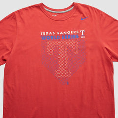 Texas Rangers Nike 2011 T-Shirt - Red - XVintage - Nike on Sale