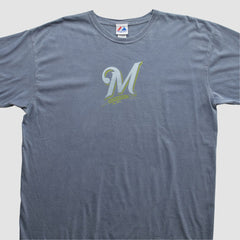 Milwaukee Brewers Majestic 2000s T-Shirt - Blue - 2XVintage - Fanatics on Sale