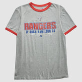 Texas Rangers Majestic 2010 T-Shirt - Heather Gray - Vintage - Fanatics on Sale
