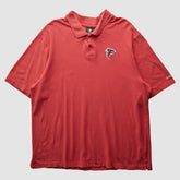Fanatics Atlanta Falcons Reebok 2010s Polo Red Vintage