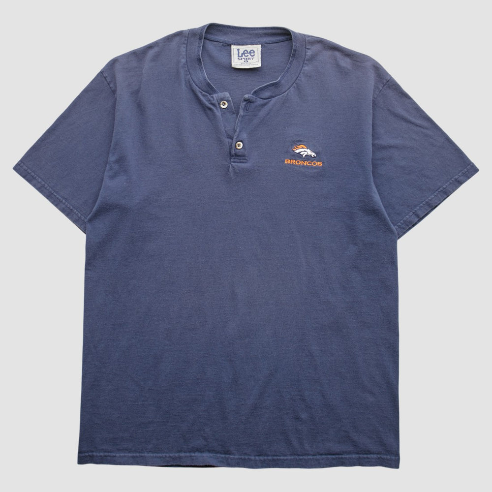 Fanatics Denver Broncos Lee Apparel 90s T-Shirt Navy Vintage