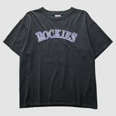 Colorado Rockies Majestic 2000s T-Shirt - Black - Vintage - Fanatics on Sale