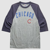 Chicago Cubs Majestic 2008 T-Shirt - Heather Gray - Vintage - Fanatics Online
