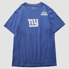 Fanatics New York Giants Reebok 2010 T-Shirt Blue Vintage