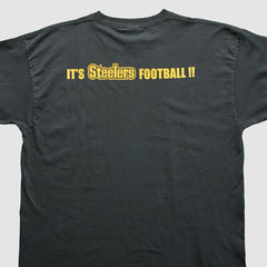 Fanatics Pittsburgh Steelers Reebok 2000s T-Shirt Black Vintage