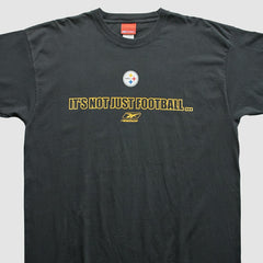 Fanatics Pittsburgh Steelers Reebok 2000s T-Shirt Black Vintage