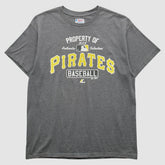 Pittsburgh Pirates Majestic 2000s T-Shirt - Gray - Vintage - Fanatics Online