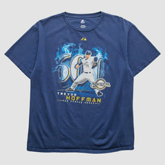 Milwaukee Brewers Majestic 2010 T-Shirt - Blue - Vintage - Fanatics on Sale