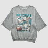 Fanatics Miami Dolphins 90s Sweatshirt Gray Vintage