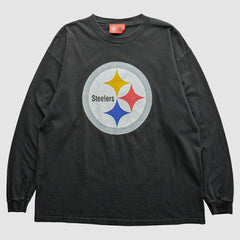 Fanatics Pittsburgh Steelers NFL 2000s T-Shirt Black Vintage
