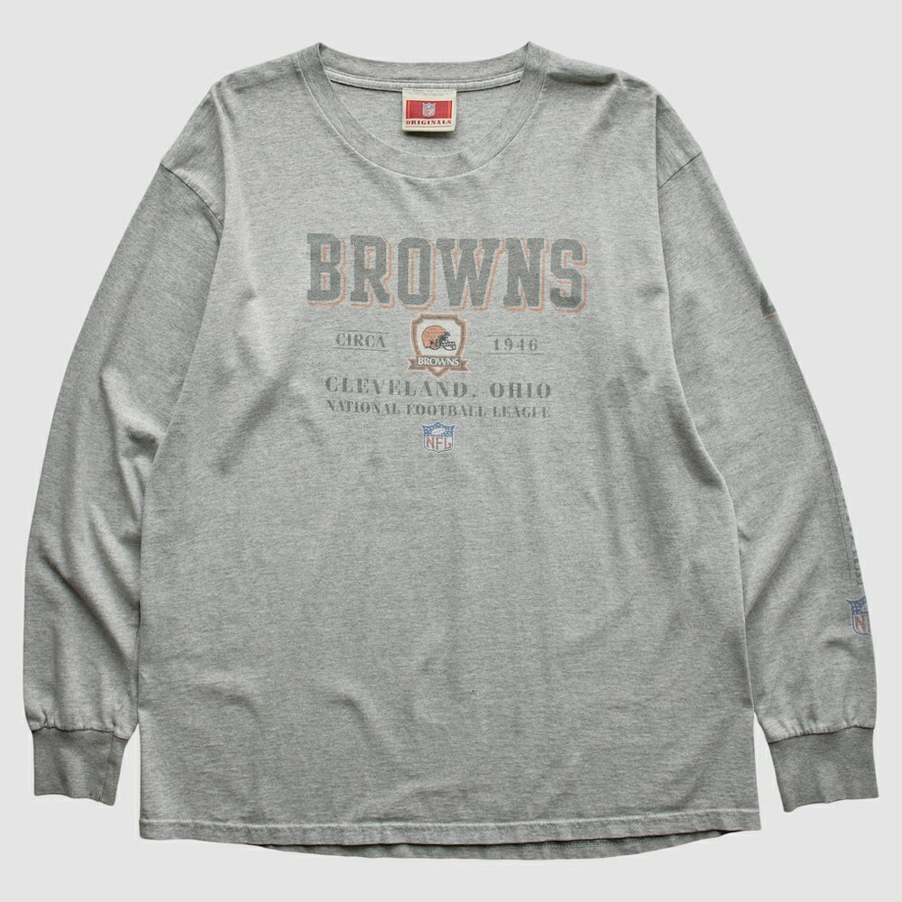 Fanatics Cleveland Browns NFL Originals 2000s T-Shirt Gray Vintage