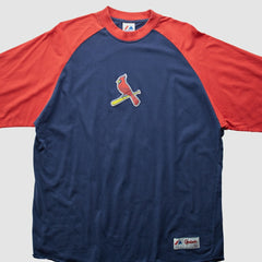 St. Louis Cardinals Majestic 2000s T-Shirt - Navy - 2XVintage - Fanatics on Sale