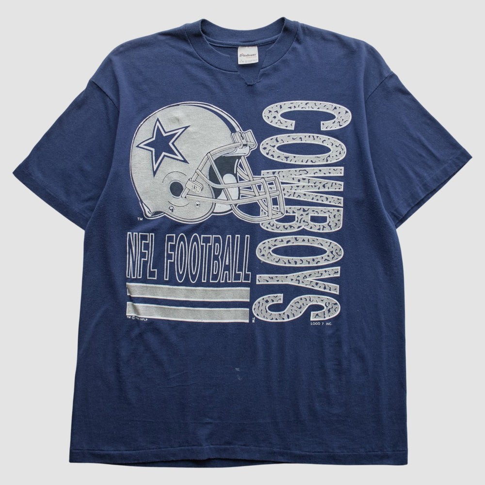 Fanatics Dallas Cowboys Logo 7 1991 T-Shirt Navy Vintage