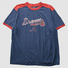 Atlanta Braves 2009 T-Shirt - Navy - Vintage - Fanatics Sale