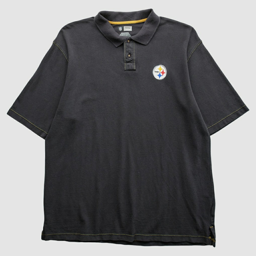 Fanatics Pittsburgh Steelers 2010s Polo Black Vintage