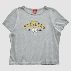 Fanatics Pittsburgh Steelers NFL 2000s T-Shirt Gray Vintage