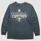 Fanatics New Orleans Saints 2009 T-Shirt Black Vintage