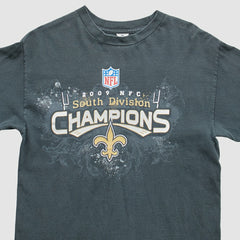 Fanatics New Orleans Saints 2009 T-Shirt Black Vintage