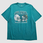 Fanatics Indianapolis Colts vs. Jacksonville Jaguars Reebok 2007 T-Shirt Teal Vintage