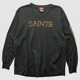 Fanatics New Orleans Saints NFL 2000s T-Shirt Black Vintage