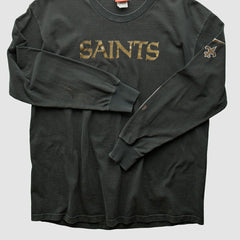 Fanatics New Orleans Saints NFL 2000s T-Shirt Black Vintage