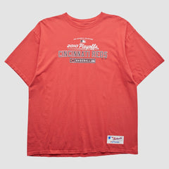 Cincinnati Reds Majestic 2010 T-Shirt - Red - 2XVintage - Fanatics Online