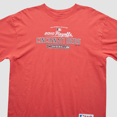 Cincinnati Reds Majestic 2010 T-Shirt - Red - 2XVintage - Fanatics Online
