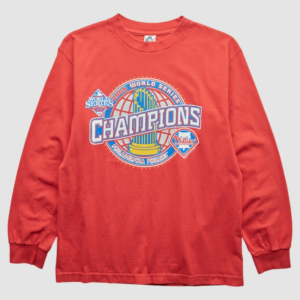 Philadelphia Phillies 2008 T-Shirt - Red - Vintage - Fanatics Online