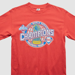 Philadelphia Phillies 2008 T-Shirt - Red - Vintage - Fanatics Online
