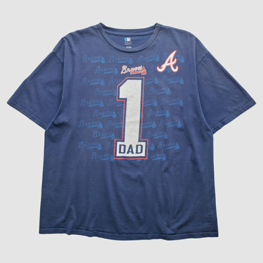 Atlanta Braves 2010s T-Shirt - Blue - 3XVintage - Fanatics Discount