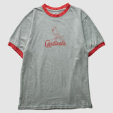 St. Louis Cardinals Genuine Merchandise 2008 T-Shirt - Heather Gray - Vintage - Fanatics Lifestyle