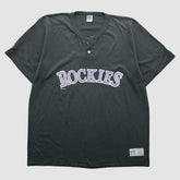 Colorado Rockies Russell 1996 T-Shirt - Black - 2XVintage - Fanatics Lifestyle