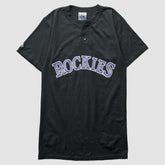 Colorado Rockies Majestic 2000s T-Shirt - Black - Vintage - Fanatics Online