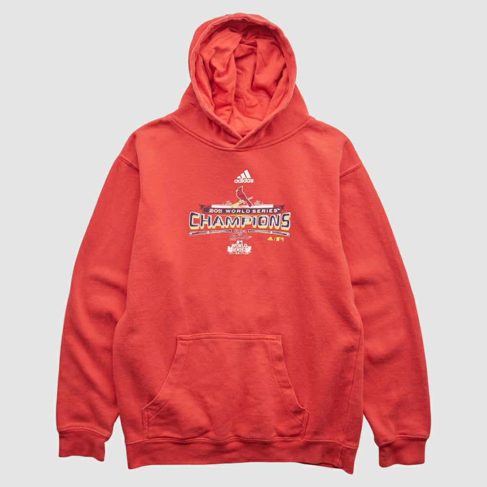 St. Louis Cardinals Adidas 2011 Pullover Sweatshirt - Red - XVintage - Fanatics Discount