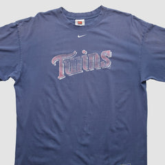 Minnesota Twins Nike 2000s T-Shirt - Navy - 2XVintage - Nike Lifestyle