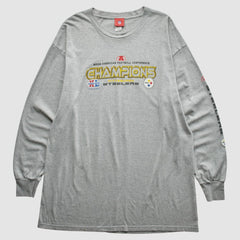 Fanatics Pittsburgh Steelers NFL 2005 T-Shirt Gray Vintage