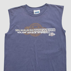 Milwaukee Brewers 2005 Tank - Blue - Vintage - Fanatics Discount