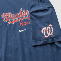 Washington Nationals Nike 2012 T-Shirt - Blue - Vintage - Nike on Sale