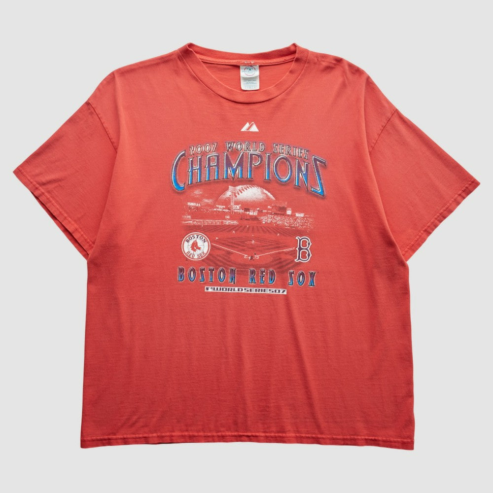 Boston Red Sox 2007 T-Shirt - Red - Vintage - Fanatics Online