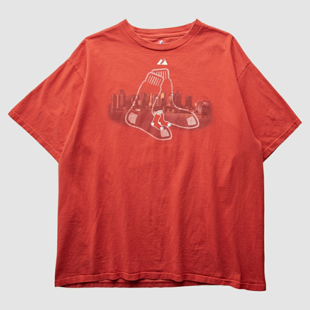 Boston Red Sox Majestic 2000s T-Shirt - Red - XVintage - Fanatics Sale