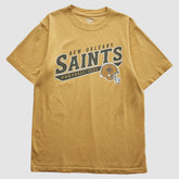 Fanatics New Orleans Saints Reebok 2000s T-Shirt Tan Vintage
