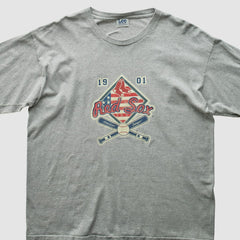 Boston Red Sox Lee Apparel 2004 Long Sleeve T-Shirt - Gray - 2XVintage - Fanatics Sale