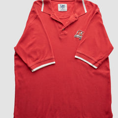 Fanatics Tampa Bay Buccaneers Lee Apparel 90s Polo Red Vintage