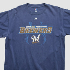Milwaukee Brewers 2008 T-Shirt - Navy - XVintage - Fanatics Online