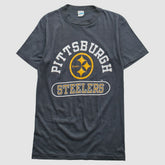 Fanatics Pittsburgh Steelers Champion 80s T-Shirt Gray Vintage