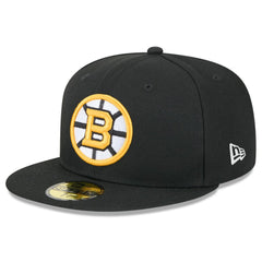Boston Bruins New Era Core 59FIFTY Fitted Hat - Black - NHL 203465945